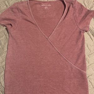 American Eagle Waffle Knit Crop